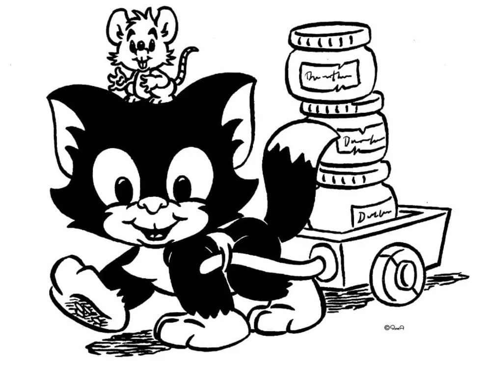 Kolorowanka Narysuj Bamse za darmo