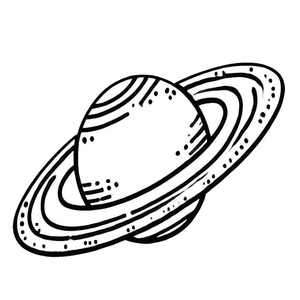 Kolorowanka Narysuj Saturn 5