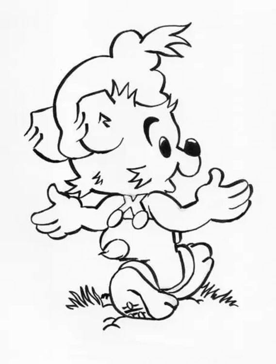 Kolorowanka Narysuj za darmo Bamse
