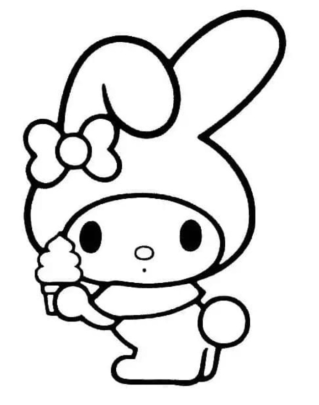 Kolorowanka My Melody Bardzo Podstawowy Pobierz Wydrukuj Lub Kolorowanka My Melody Bardzo Podstawowy Pobierz Wydrukuj Lub