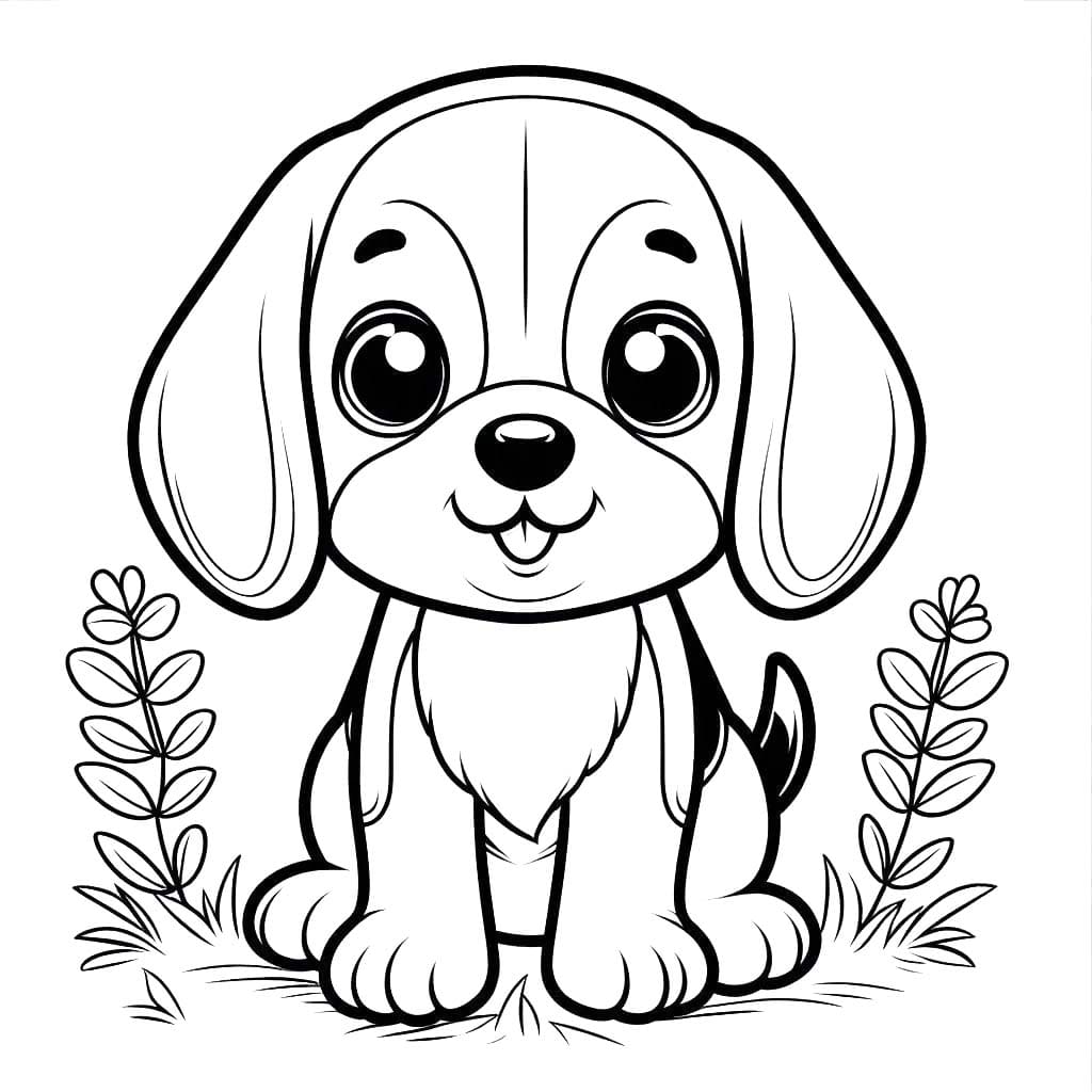 Kolorowanka Beagle bezpłatny