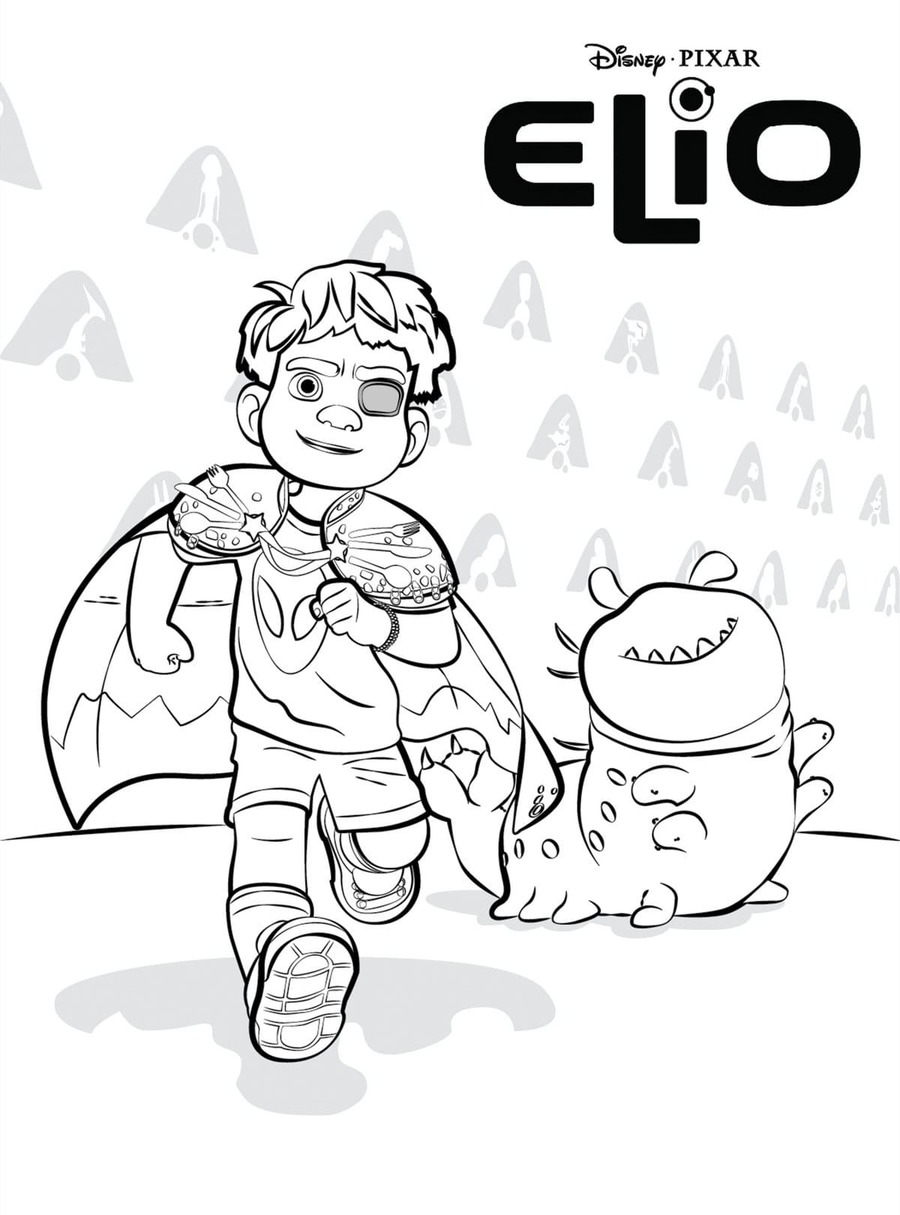 Kolorowanka Bezpłatny wydruku Elio