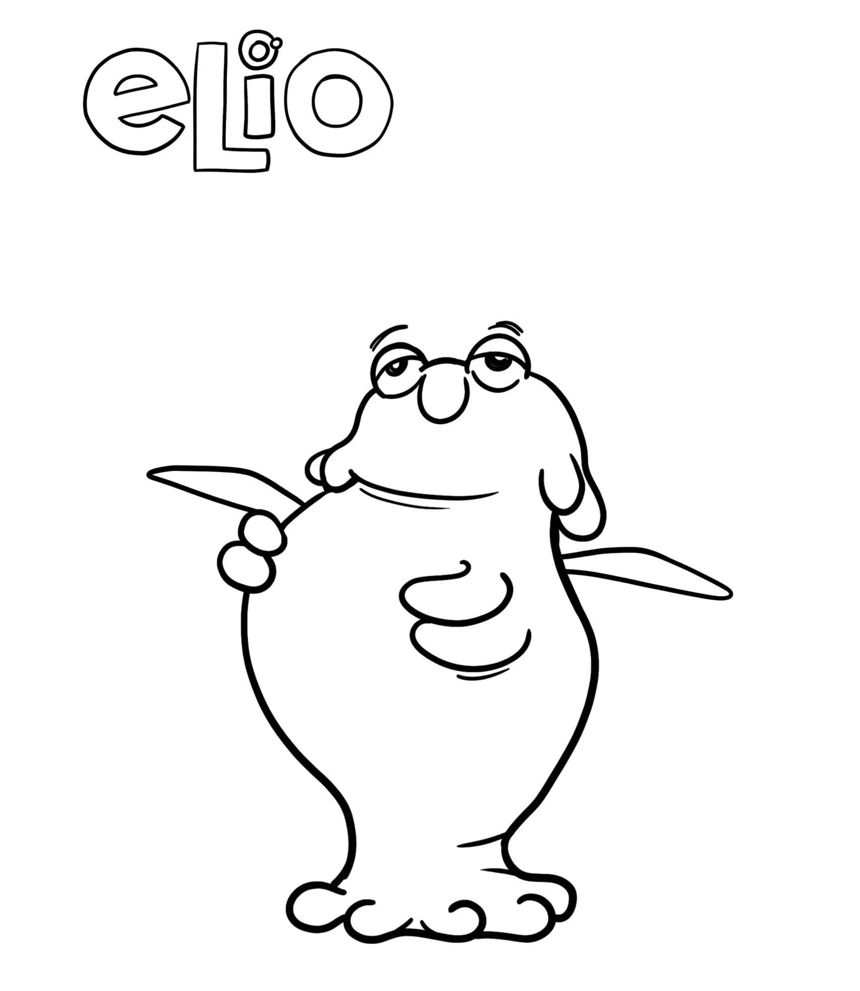 Kolorowanka Elio bezpłatnie dla dzieci