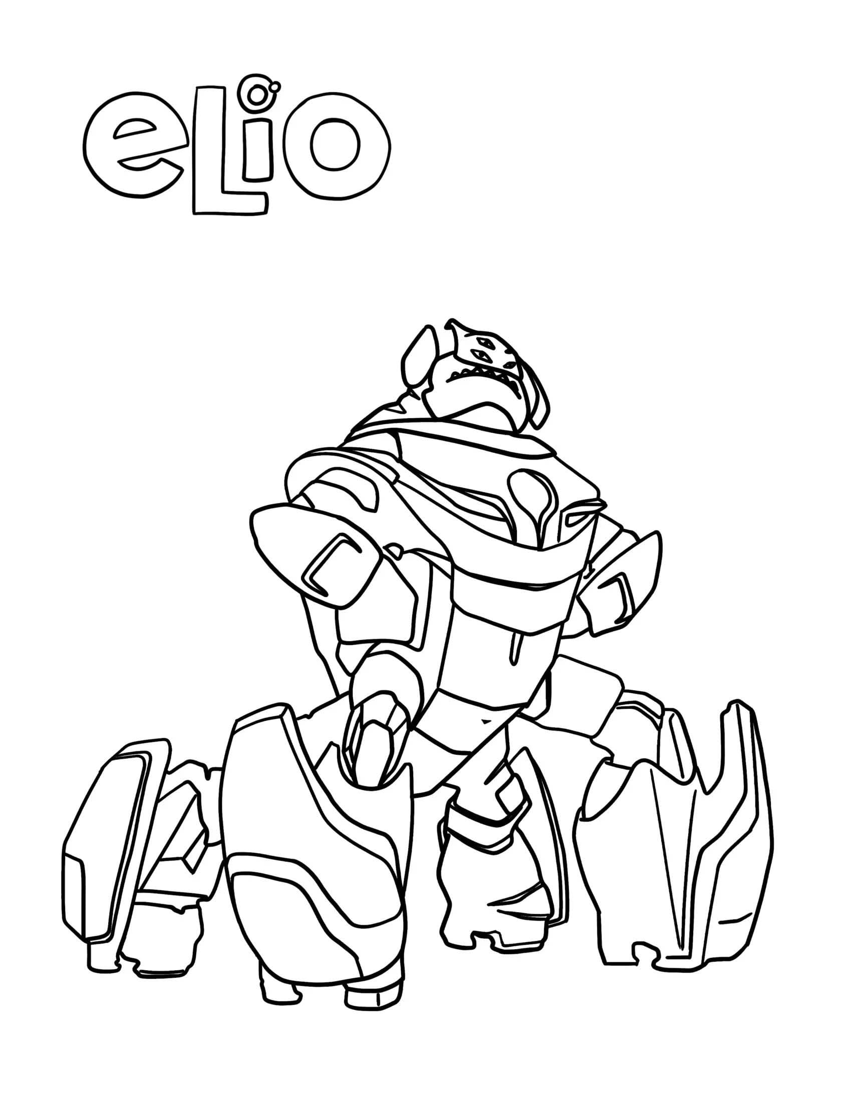 Kolorowanka Elio dla dzieci