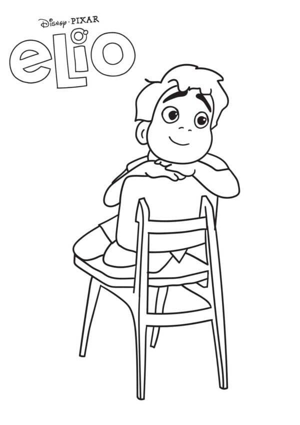 Kolorowanka Elio łatwy do druku