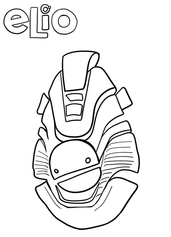 Kolorowanka Elio wydruku