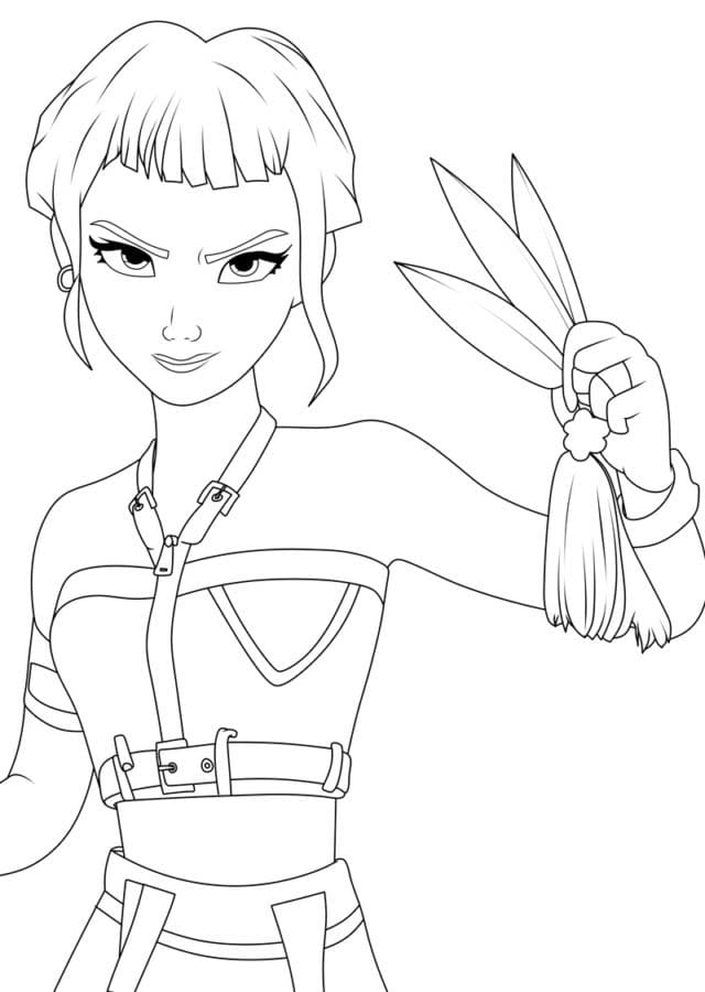 Kolorowanka KPop Demon Hunters dla dzieci