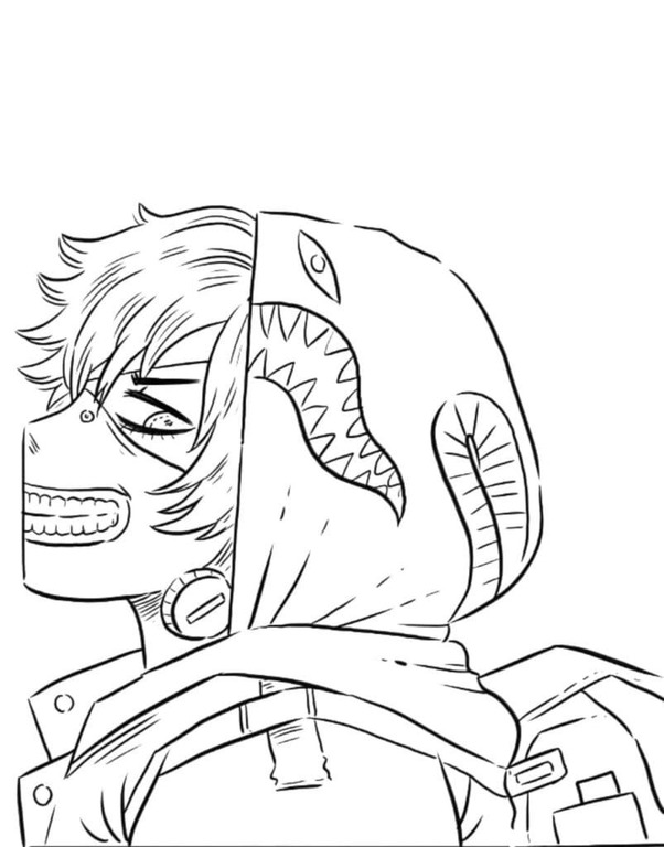 Kolorowanka Ken Kaneki wydrukować