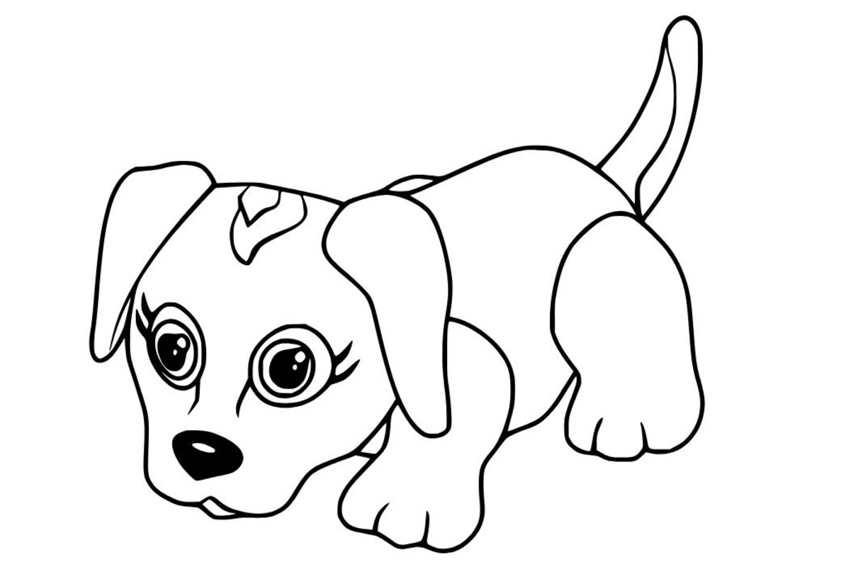 Kolorowanka Narysuj Beagle Uroczy