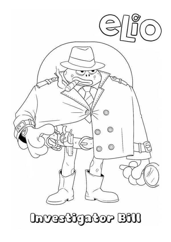 Kolorowanka Narysuj Elio 2