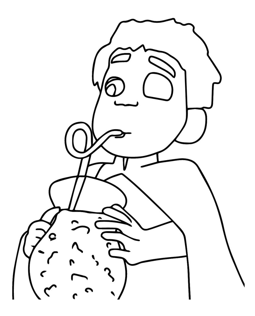 Kolorowanka Narysuj Elio 7