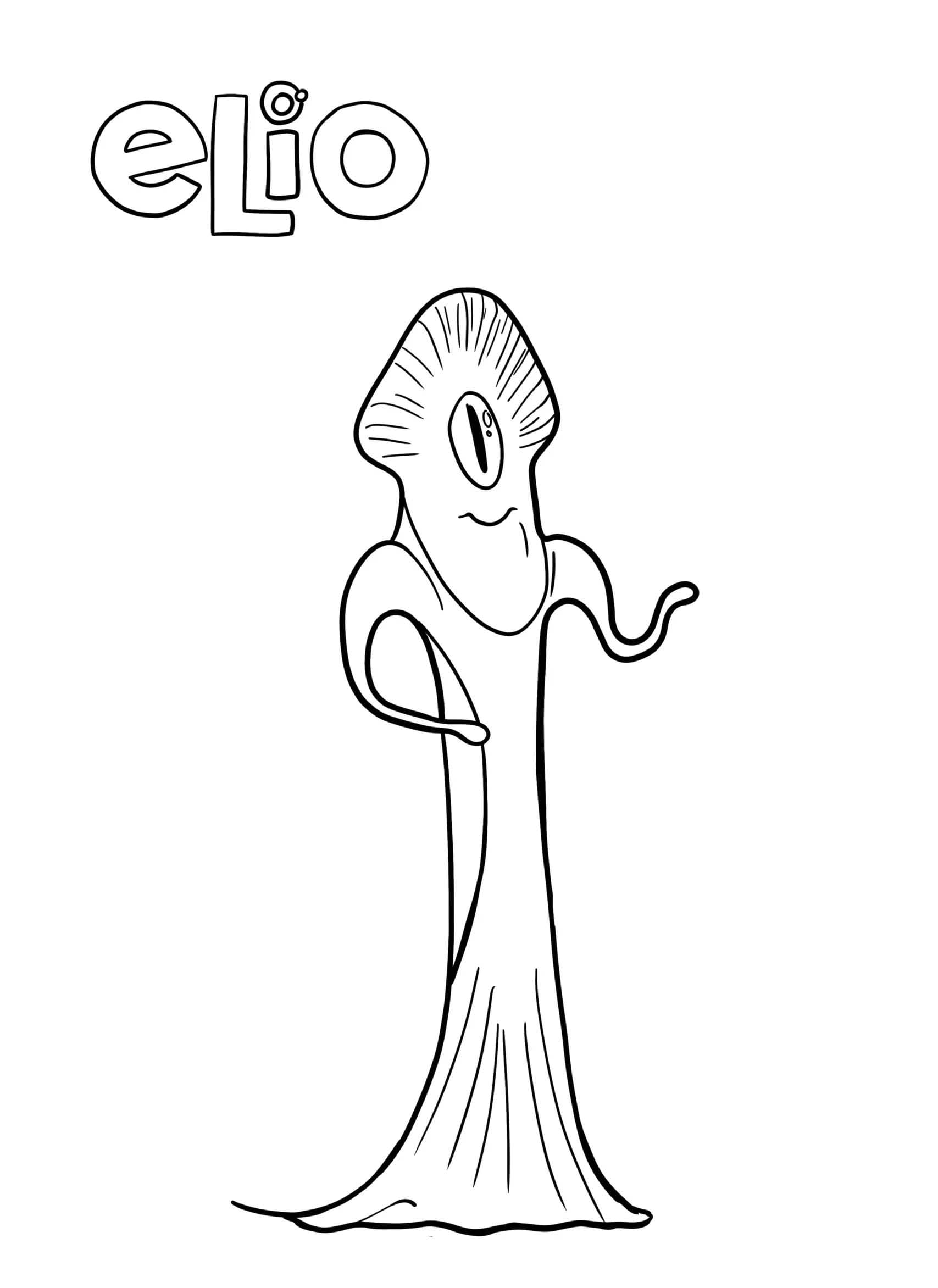 Kolorowanka Narysuj Elio do druku dla dzieci