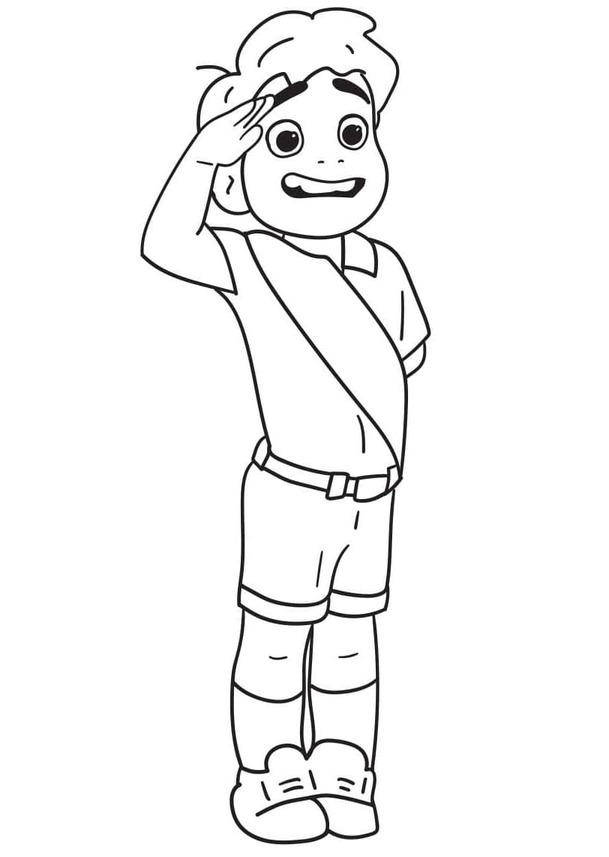 Kolorowanka Narysuj Elio ładny