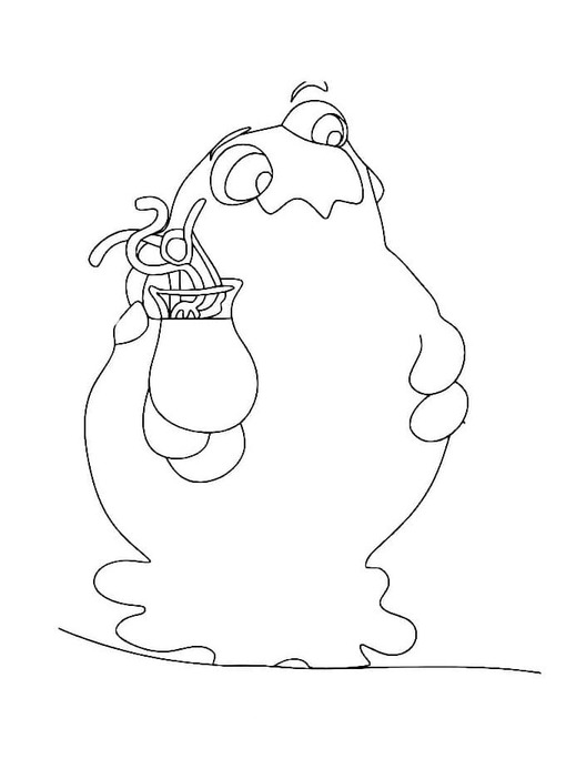 Kolorowanka Narysuj Elio łatwy do druku