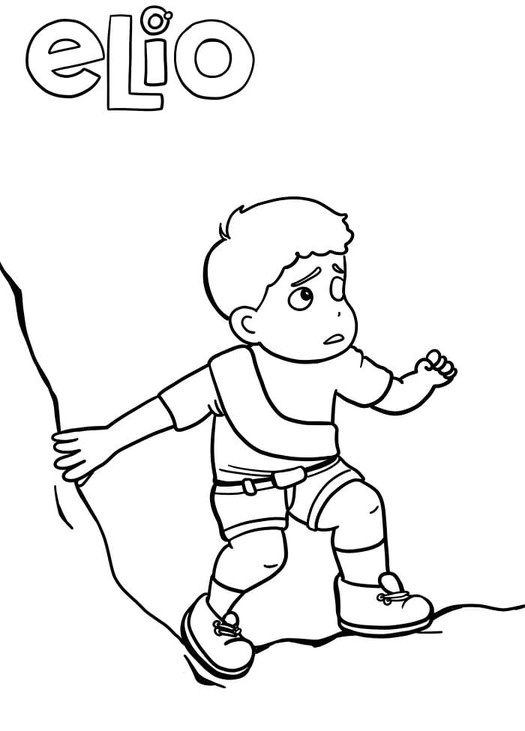 Kolorowanka Narysuj Elio łatwy