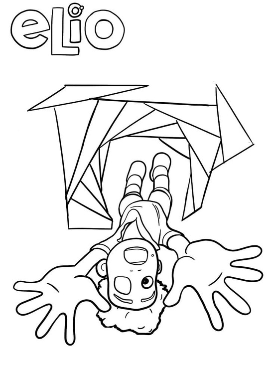 Kolorowanka Narysuj Elio podstawowy
