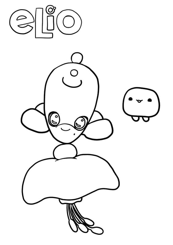 Kolorowanka Narysuj Elio wydruku