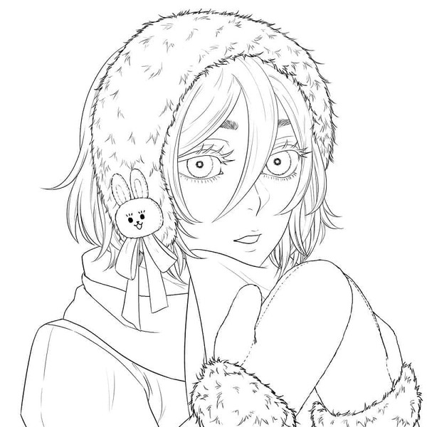 Kolorowanka Narysuj Hinami Fueguchi