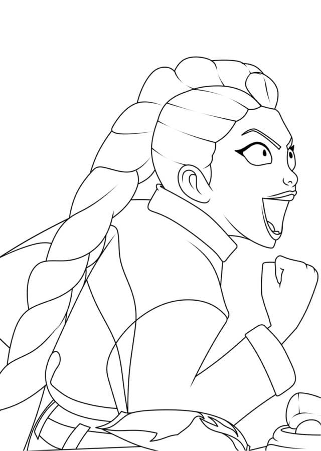 Kolorowanka Narysuj KPop Demon Hunters dla dzieci