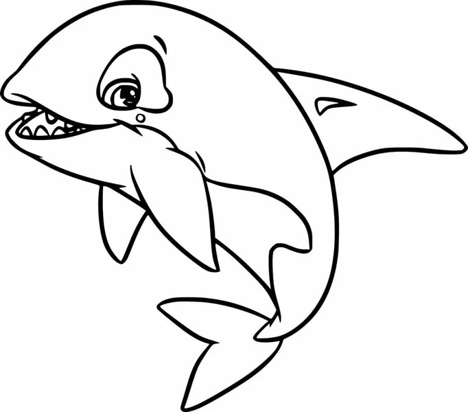 Kolorowanka Narysuj Orka Dobry