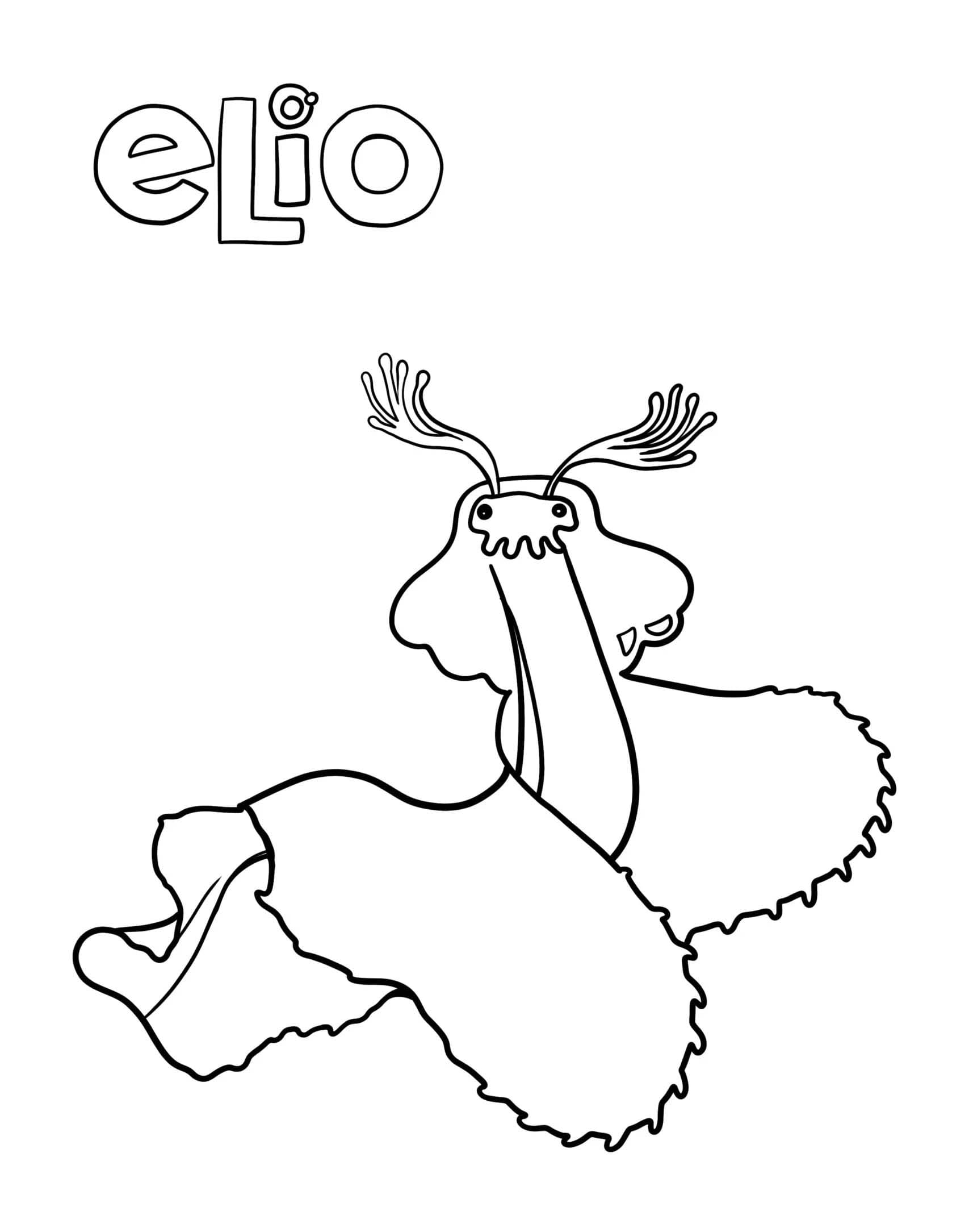 Kolorowanka Obraz Elio bezpłatny wydruku