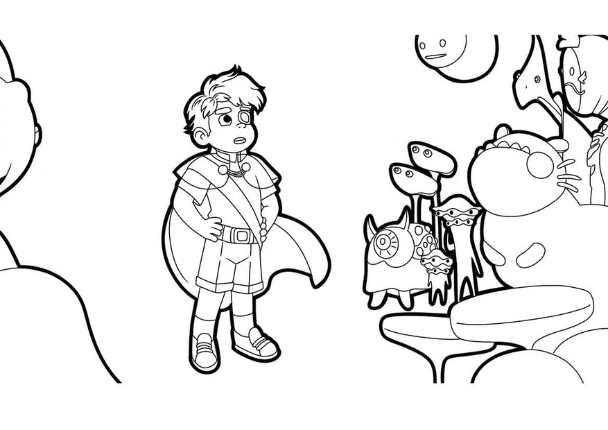 Kolorowanka Obraz Elio bezpłatny