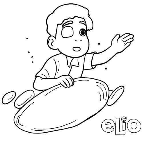 Kolorowanka Obraz Elio prosty