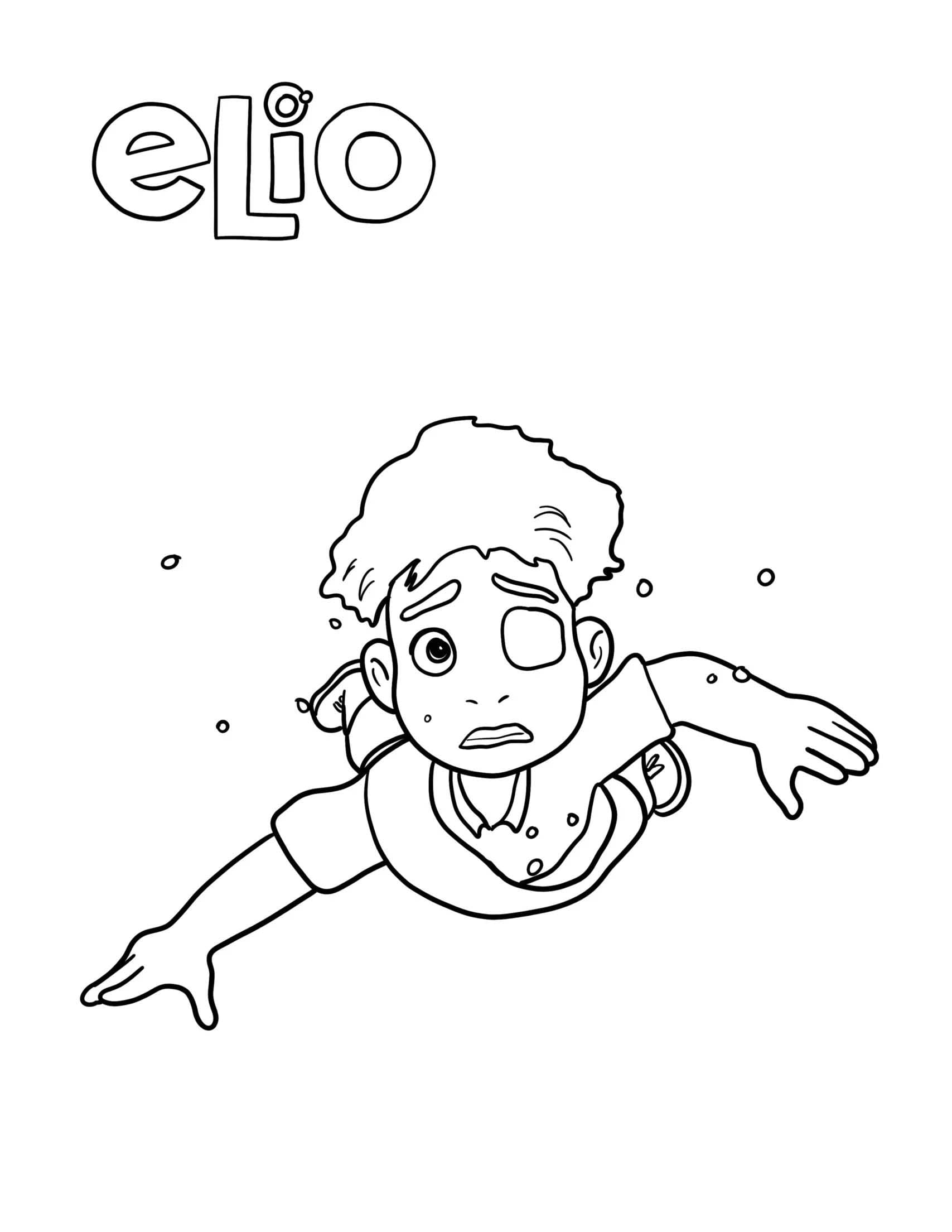 Kolorowanka Obraz Elio