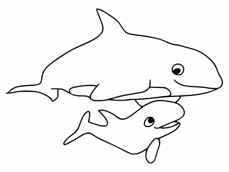 Kolorowanka Orka prosty dla dzieci