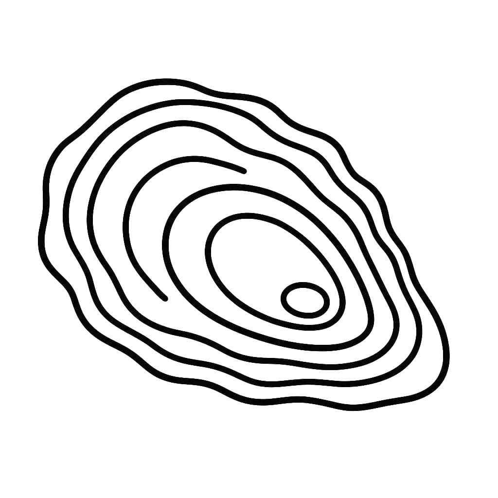 Kolorowanka Ostryga 4