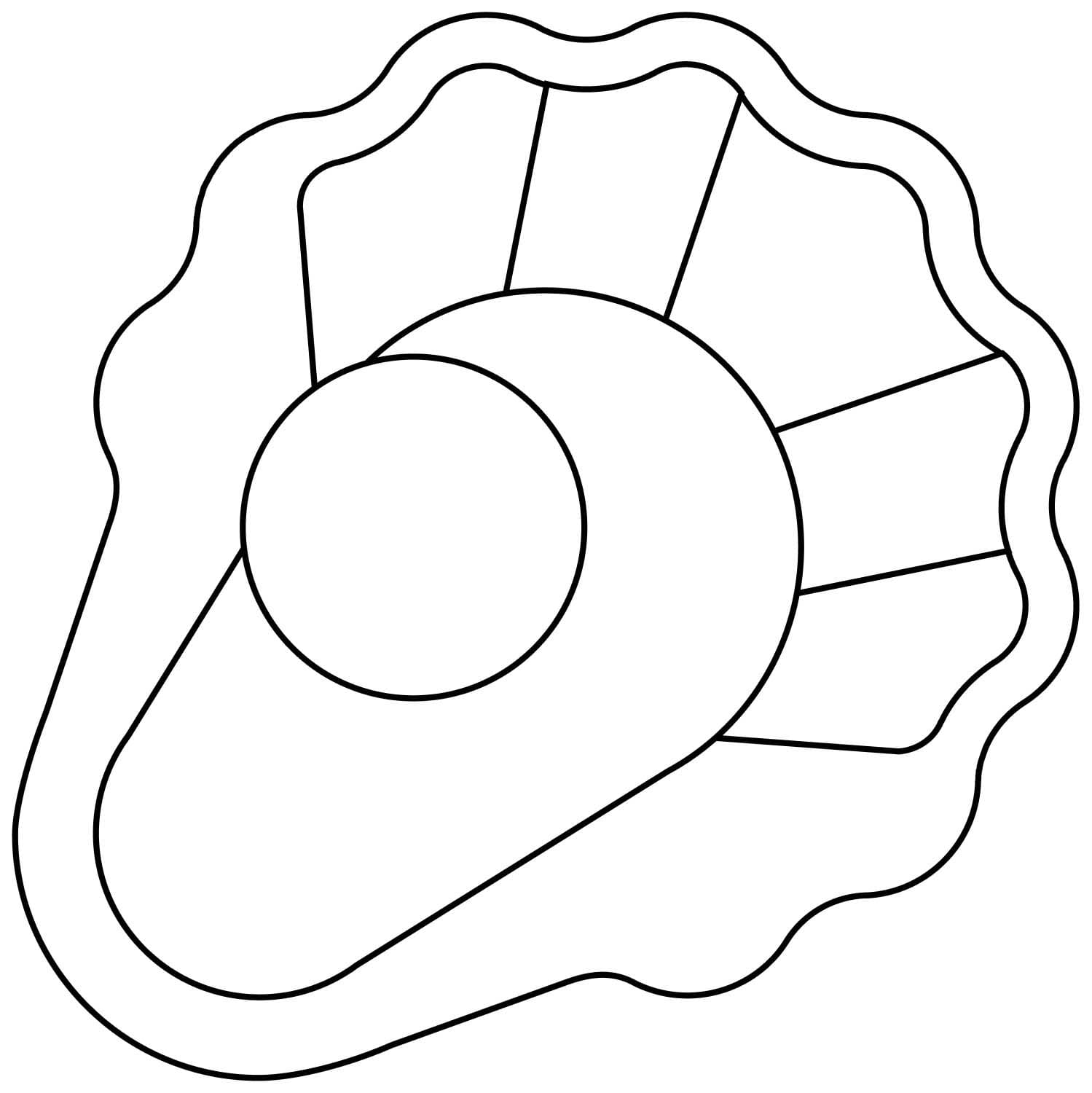 Kolorowanka Ostryga 8