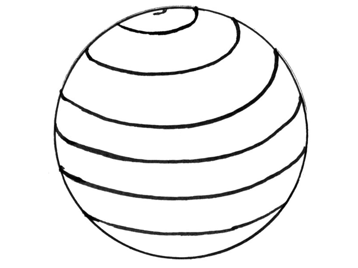 Kolorowanka Planety łatwy