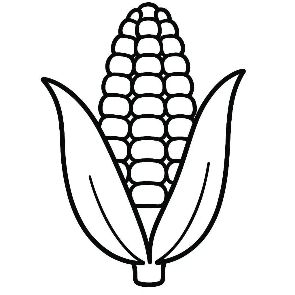 Kolorowanka Kukurydza 1