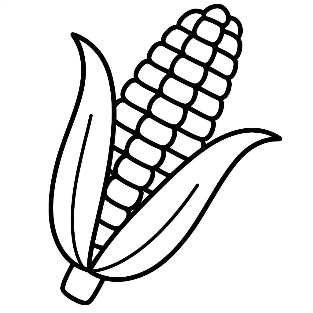 Kolorowanka Kukurydza 3