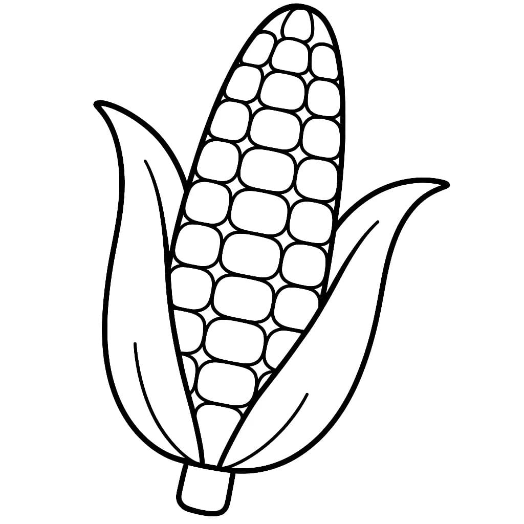 Kolorowanka Kukurydza 4