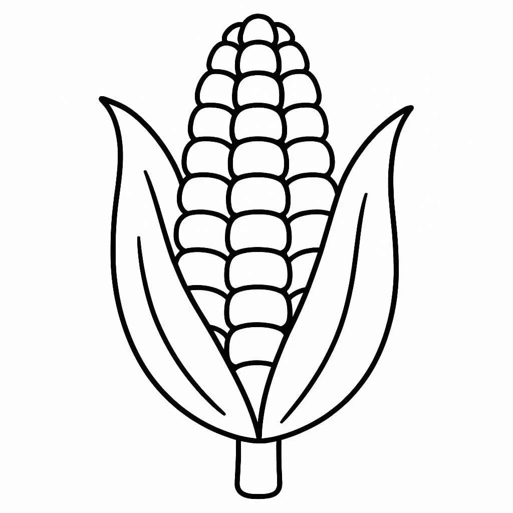 Kolorowanka Kukurydza 5