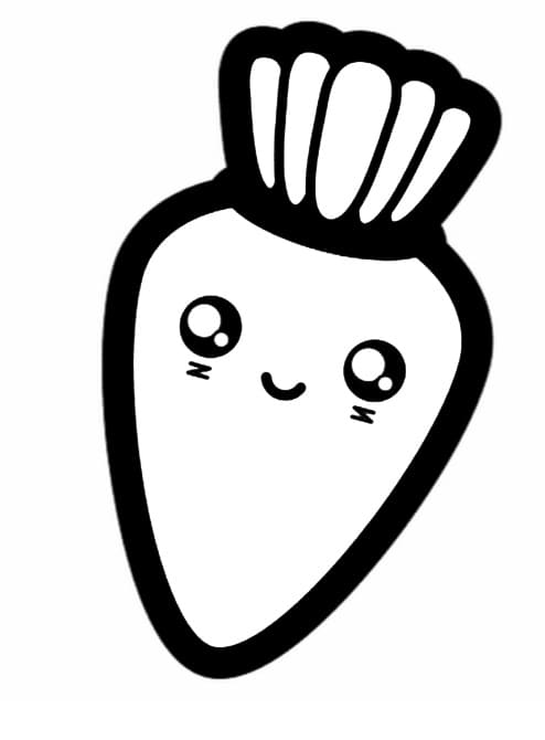 Kolorowanka Marchewki bezpłatna podstawowy