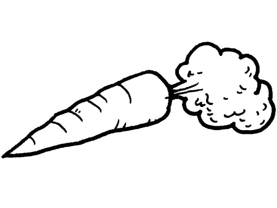 Kolorowanka Marchewki bezpłatny