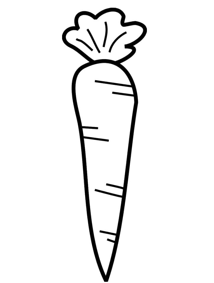 Kolorowanka Marchewki podstawowy do druku