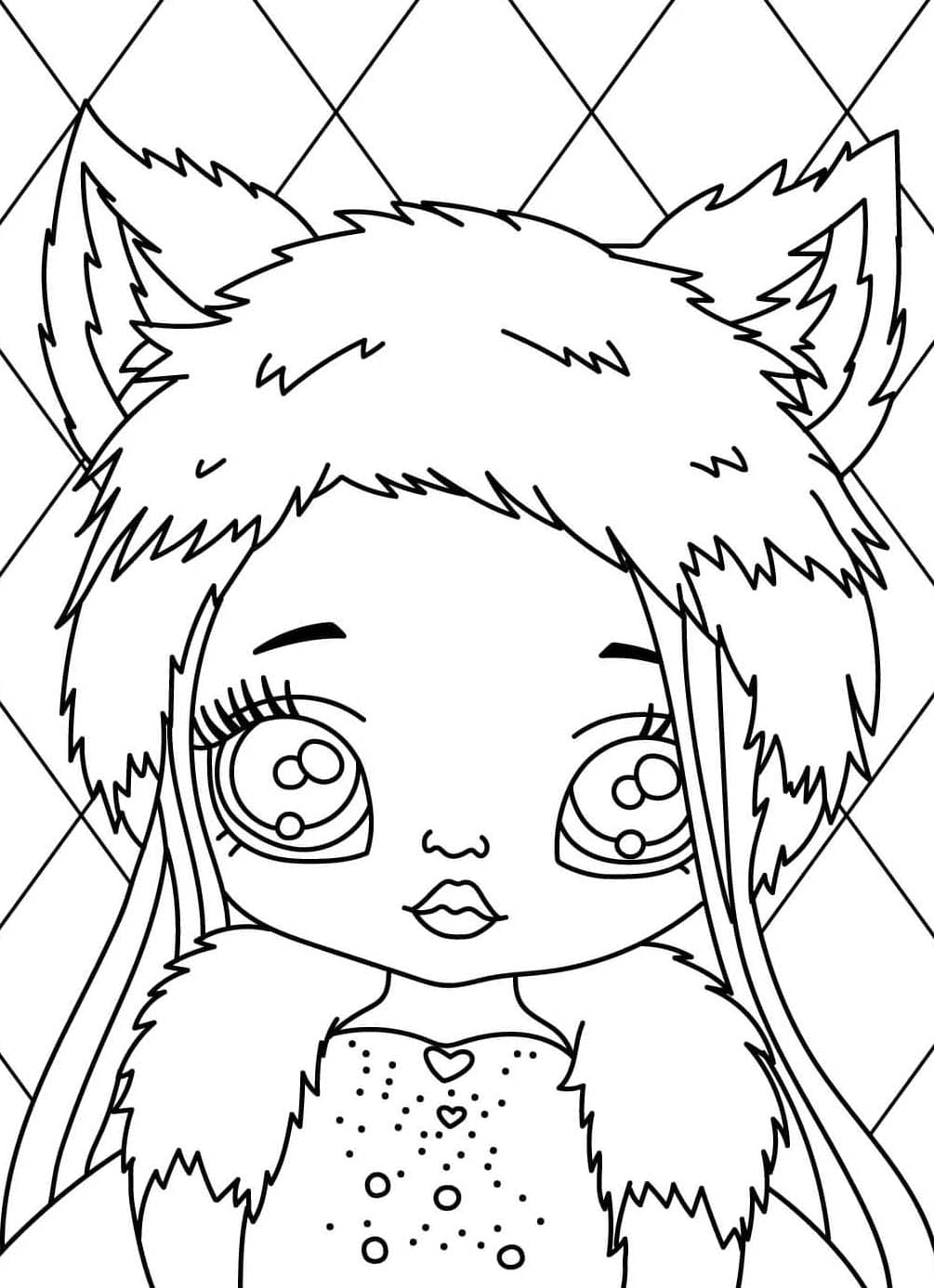 Kolorowanka Na Na Na Surprise bezpłatnie do druku dla dzieci