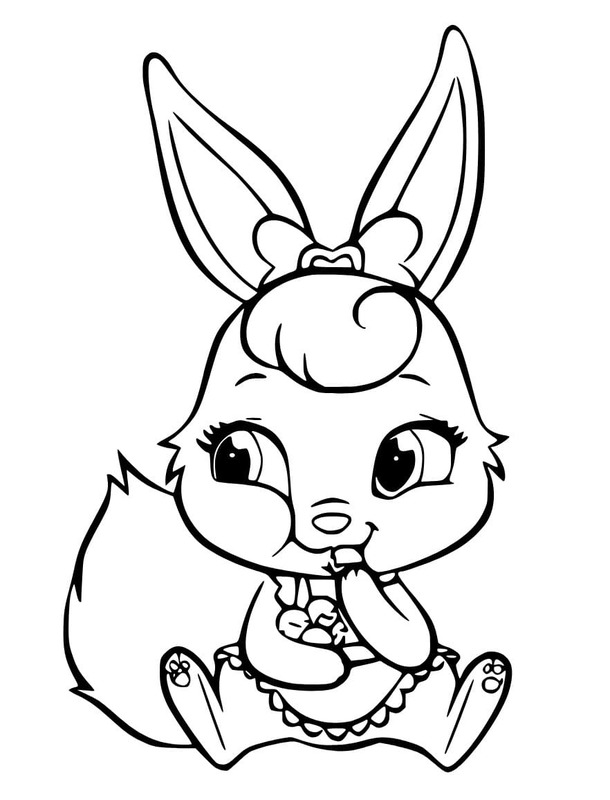 Kolorowanka Narysuj Berry w Palace Pets