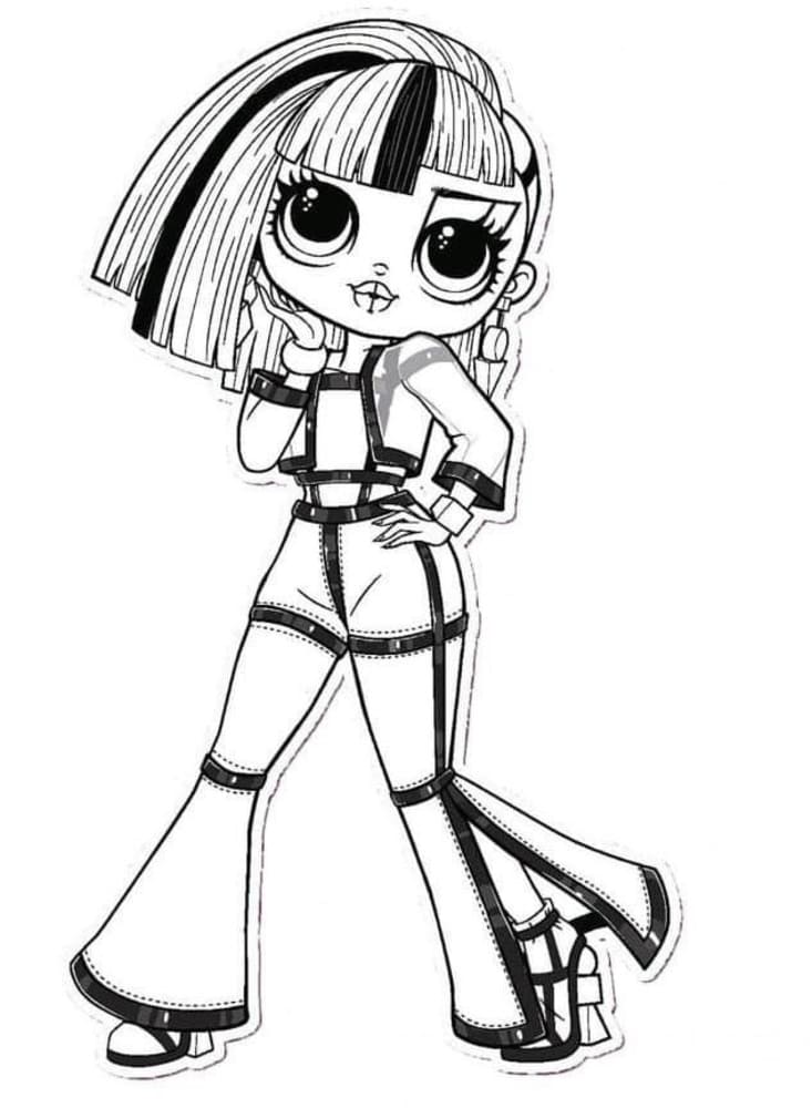 Kolorowanka Narysuj LOL OMG Angles