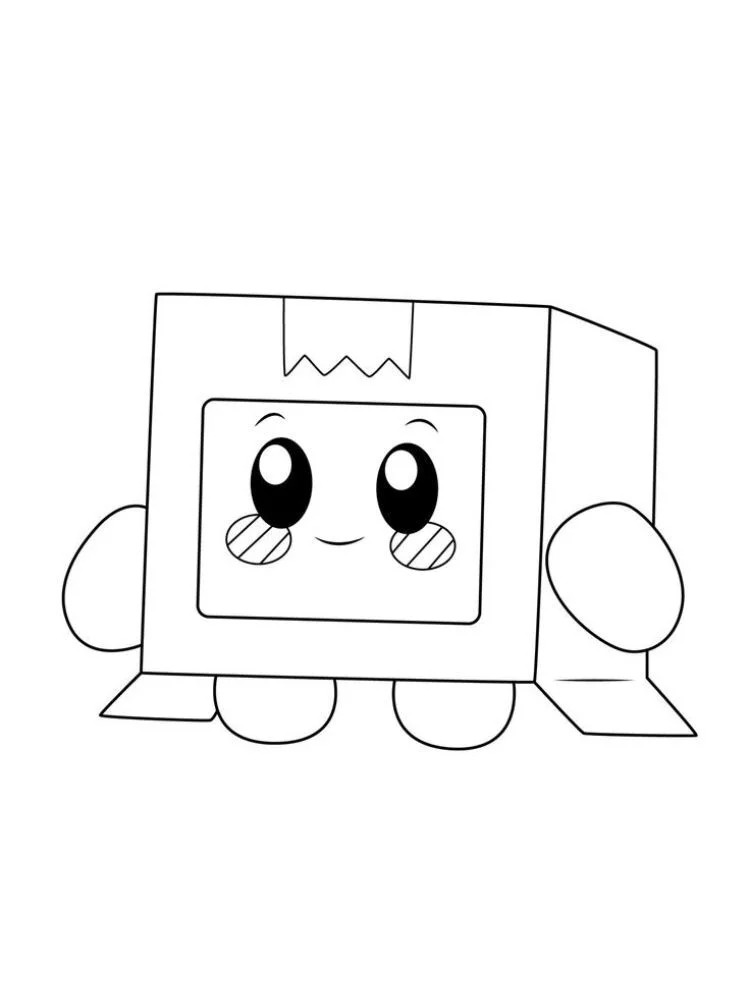 Kolorowanka Narysuj Lankybox 5