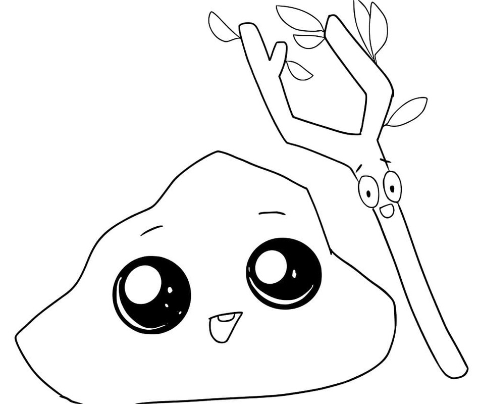 Kolorowanka Narysuj Lankybox bardzo podstawowy