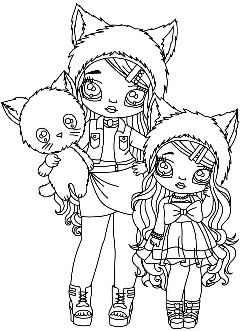 Kolorowanka Narysuj Na Na Na Surprise 6