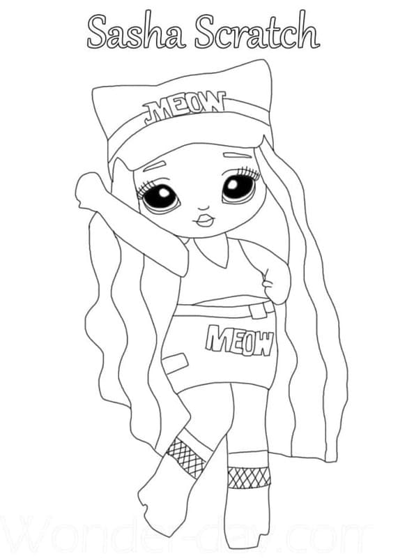 Kolorowanka Narysuj Na Na Na Surprise łatwy