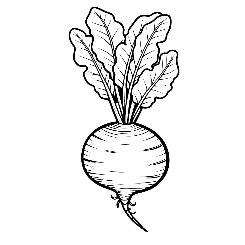 Kolorowanka Narysuj Rzepa bezpłatnie dla dzieci