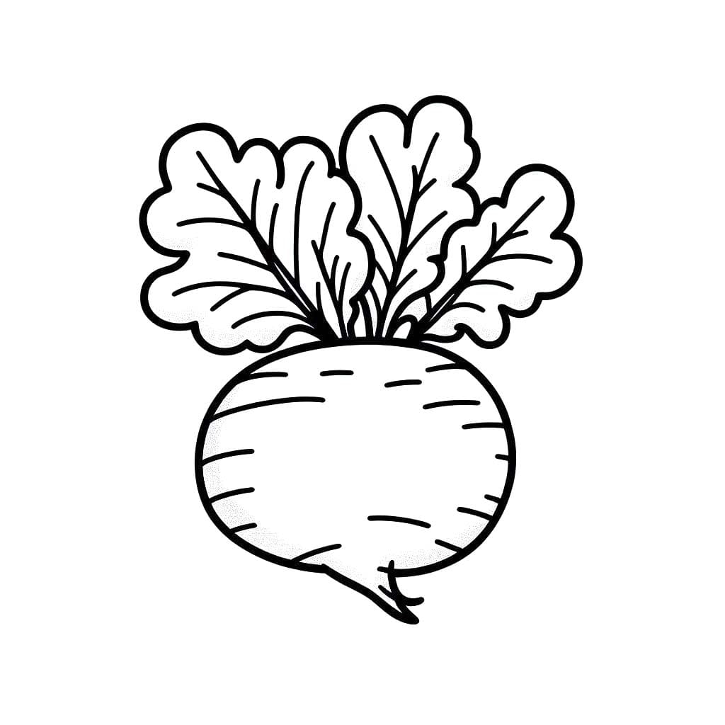 Kolorowanka Narysuj Rzepa do druku dla dzieci