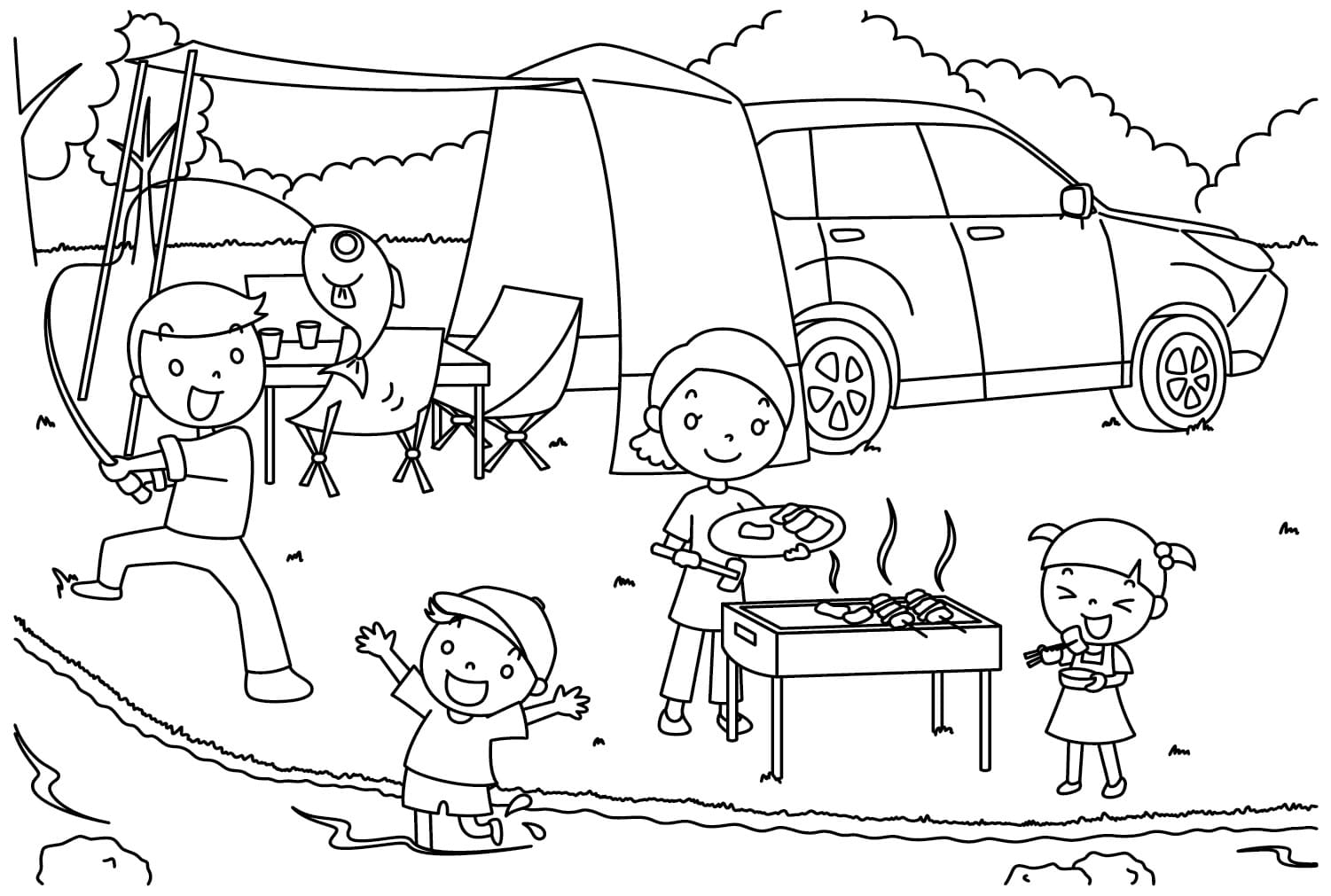 Kolorowanka Narysuj Subaru łatwy