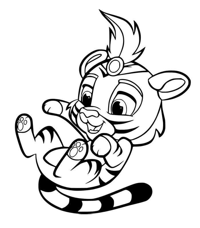 Kolorowanka Narysuj Sultan Palace Pets